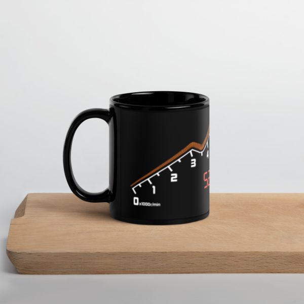 S2000 Boston Mountains Tour Black Glossy Mug - Image 3
