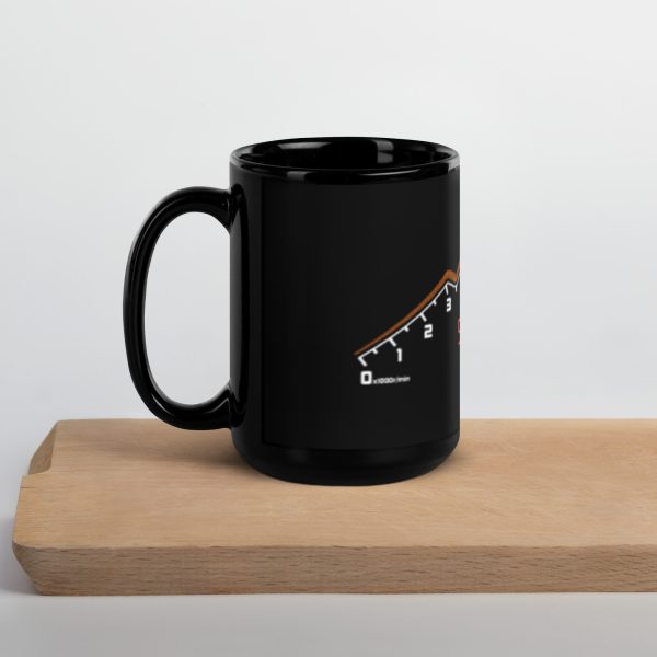 S2000 Boston Mountains Tour Black Glossy Mug - Image 5