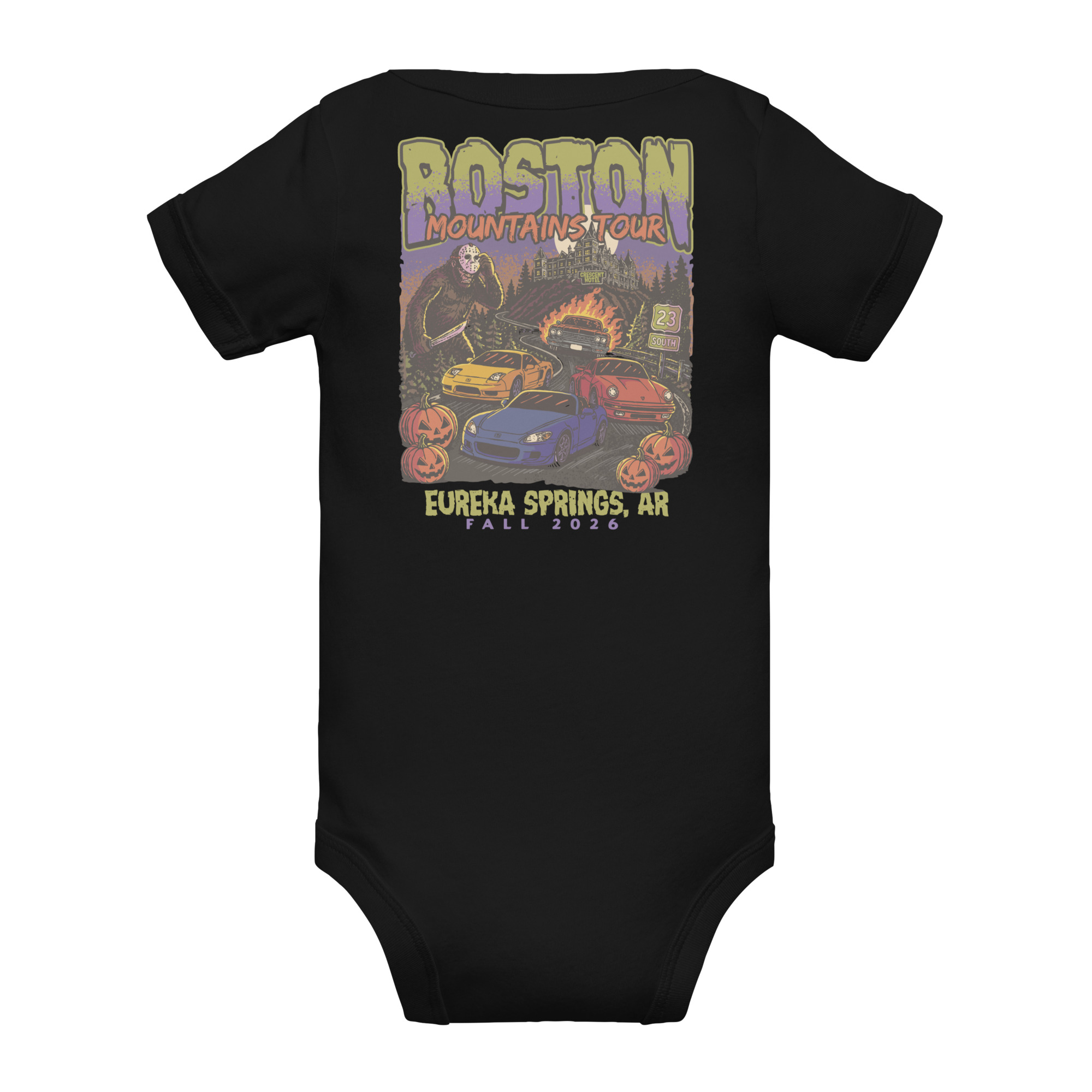 2026 Fall Boston Mountains Tour Baby short sleeve one piece - Image 2