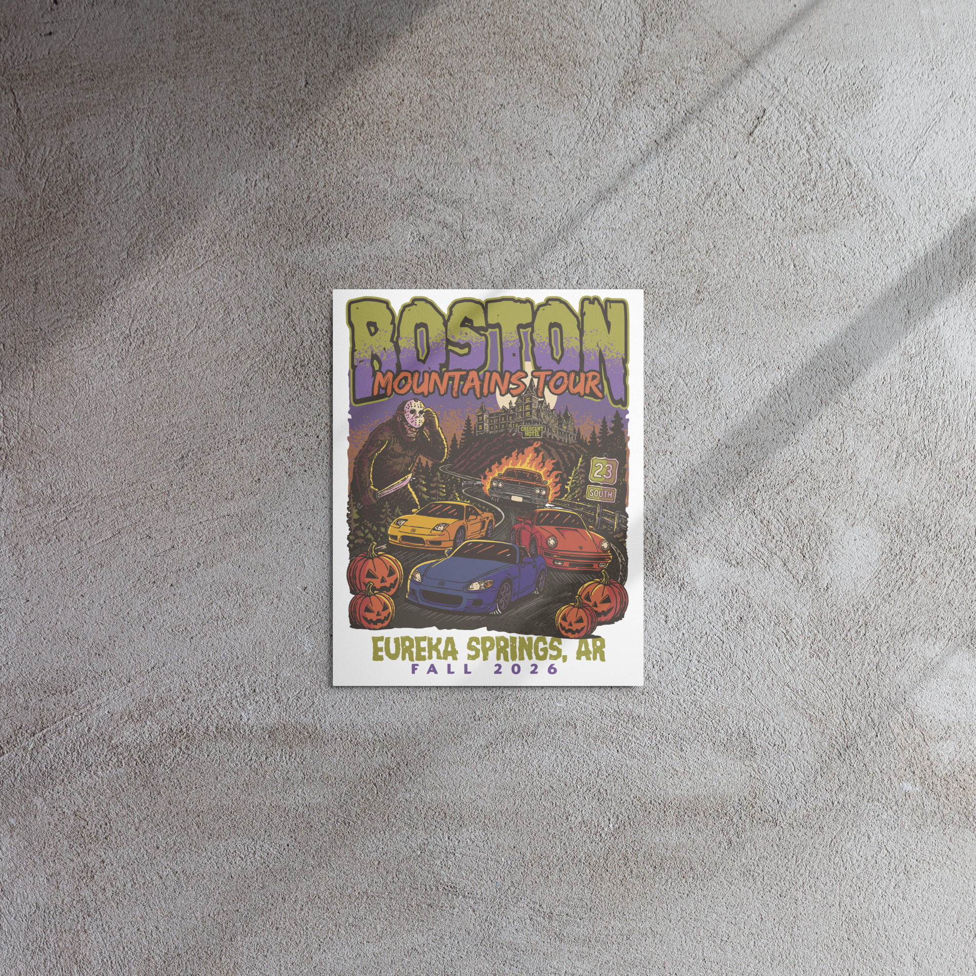 2026 Fall Boston Mountains Tour Metal print - Image 3