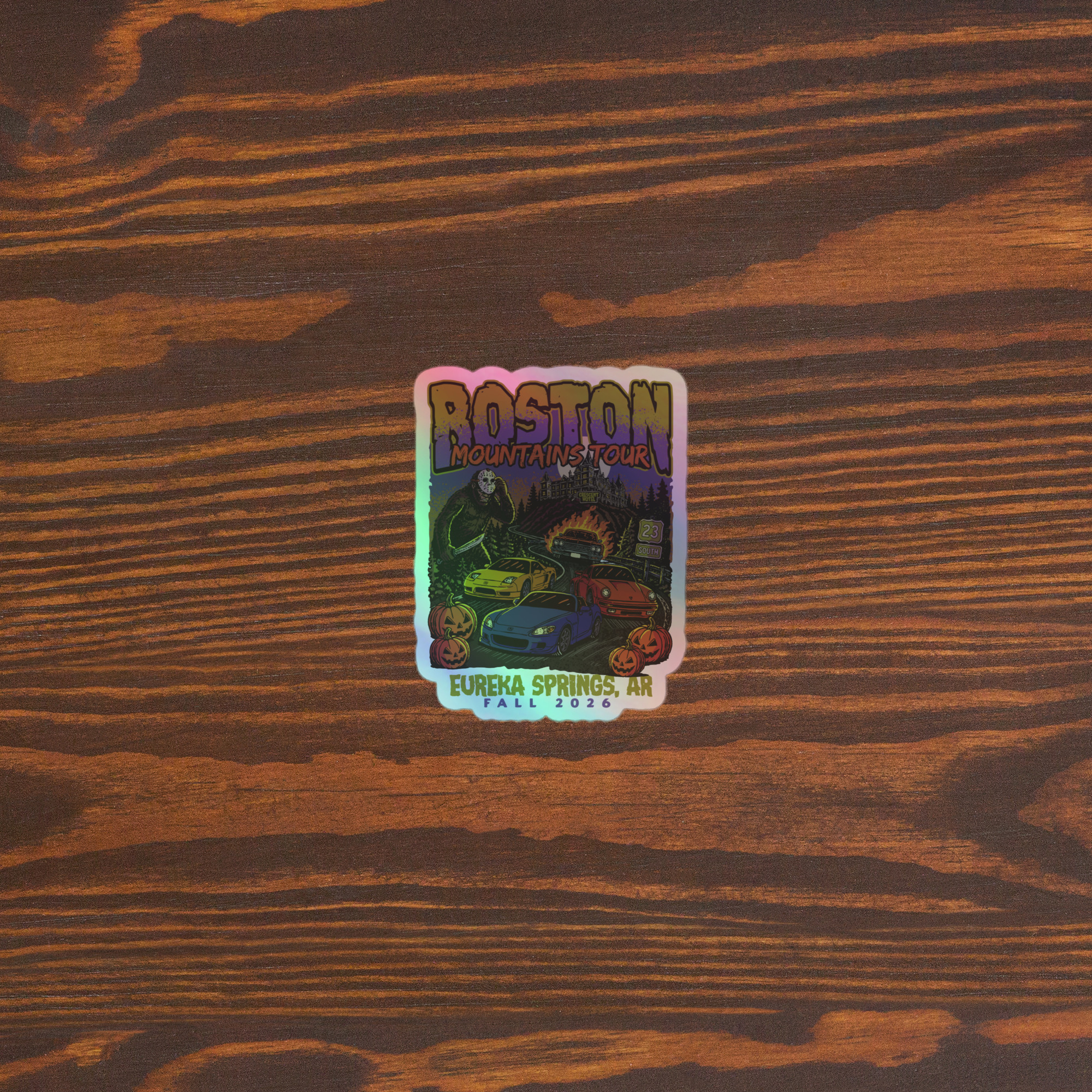 2026 Fall Boston Mountains Tour Holographic stickers - Image 2