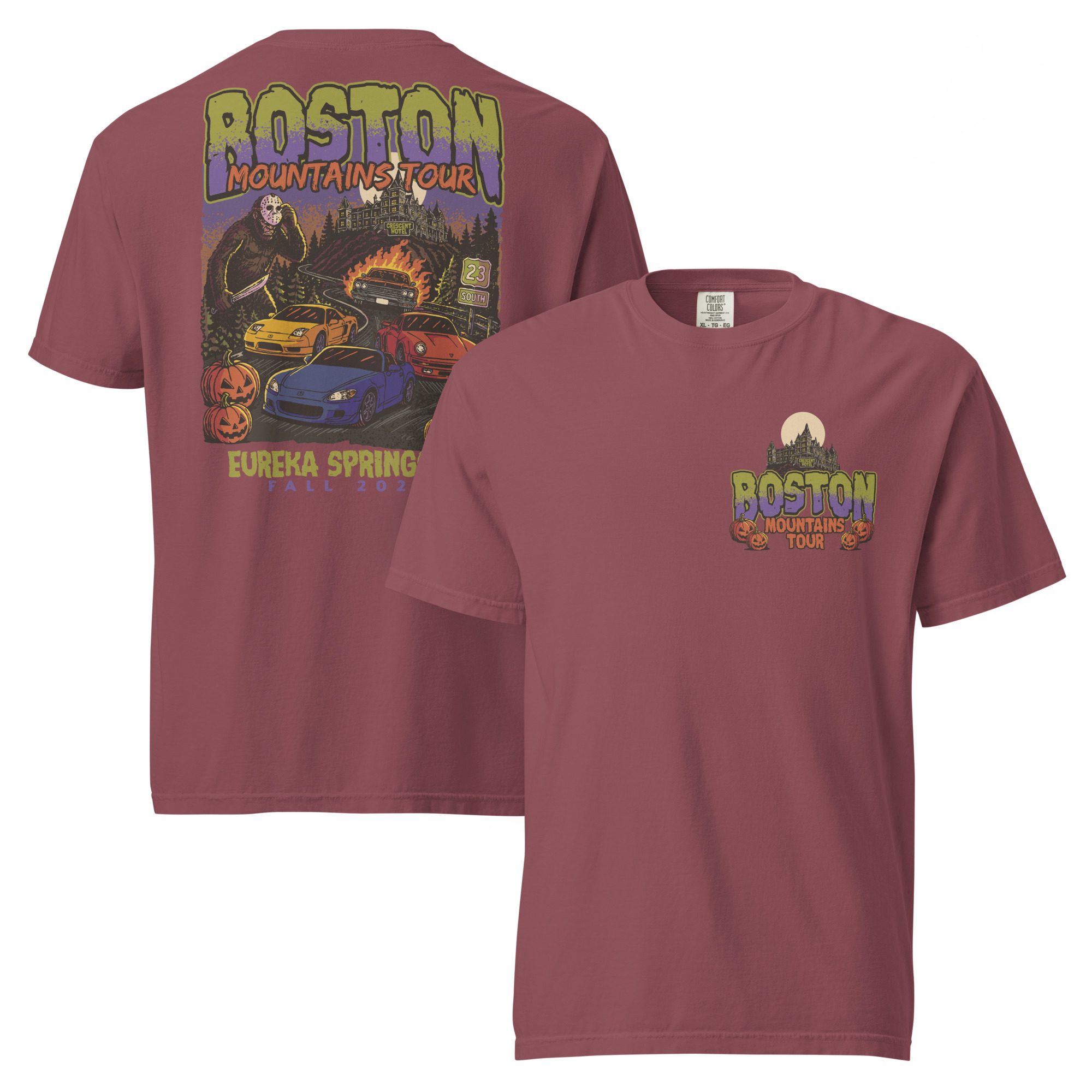 (2026) Fall Boston Mountains Tour Unisex 100% Cotton T-shirt - Image 6