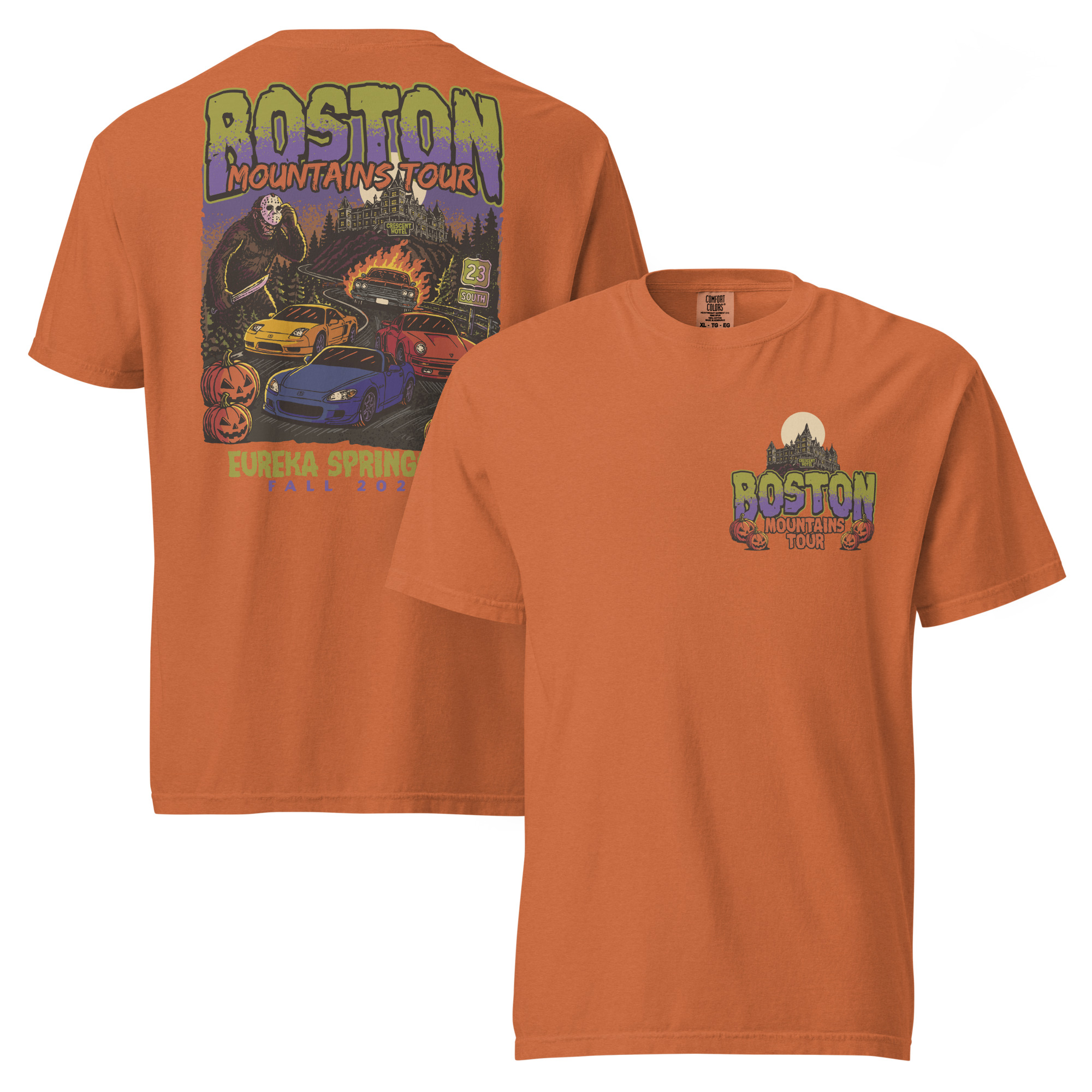 (2026) Fall Boston Mountains Tour Unisex 100% Cotton T-shirt - Image 10